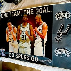 Spurs vintage poster 35”x23”